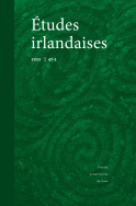 Études irlandaises, n° 47.2/2022