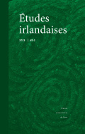 Études irlandaises, n° 48.2/2023